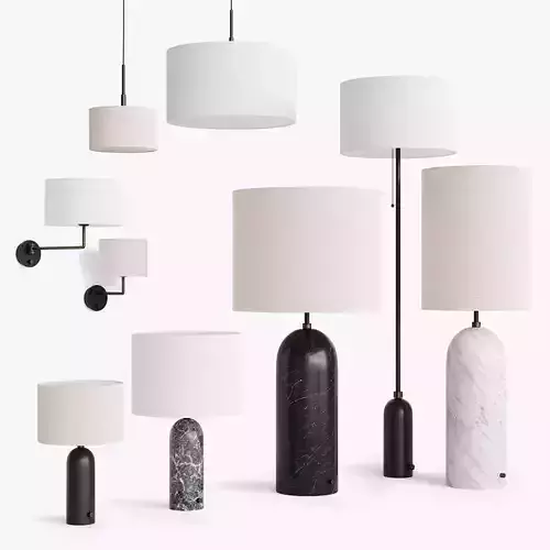 Lamps Gubi Gravity 3D Model Collection