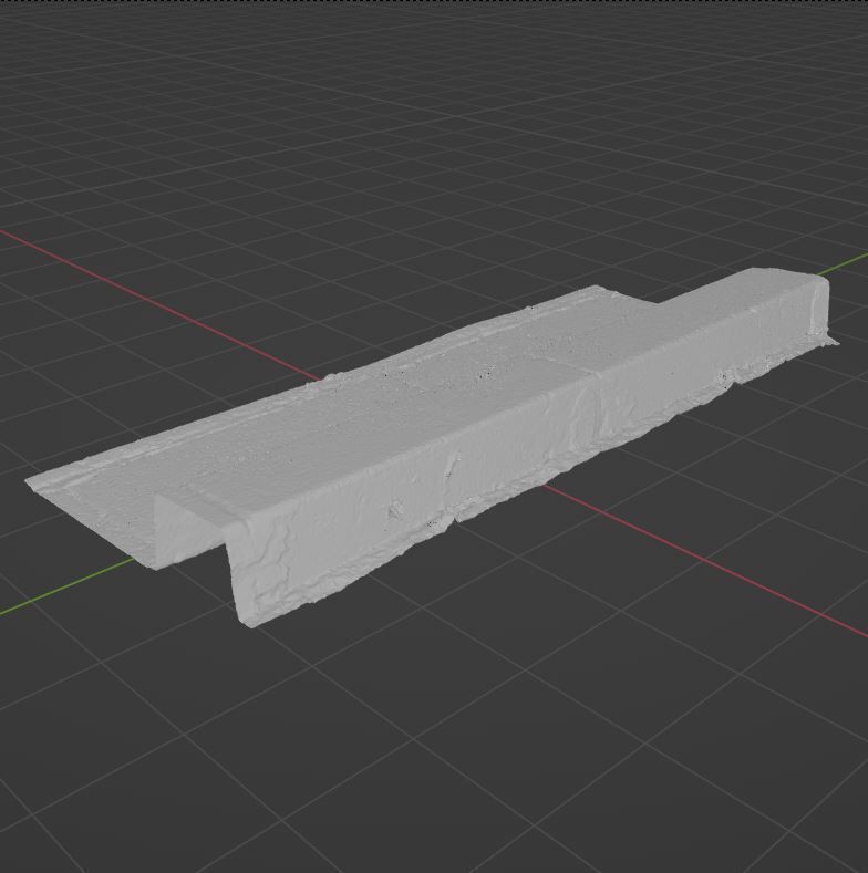 Curb 7 concrete slab 3D model_13