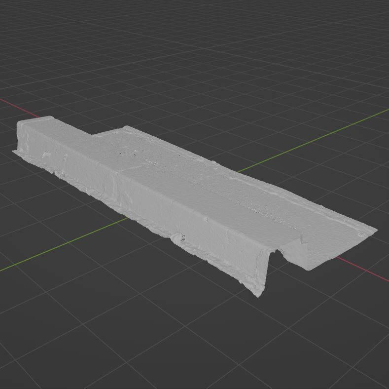 Curb 7 concrete slab 3D model_12