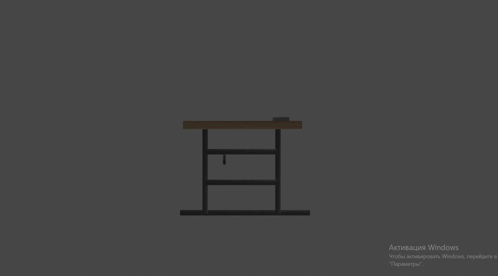 School  desk Free low-poly 3D model_2