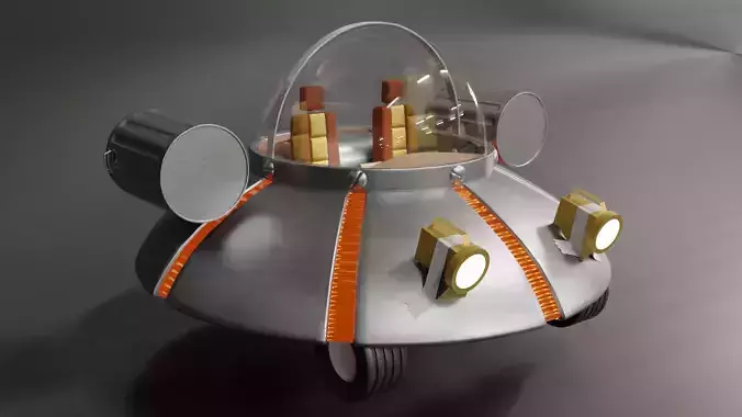 Rick an Morty Space cruiser