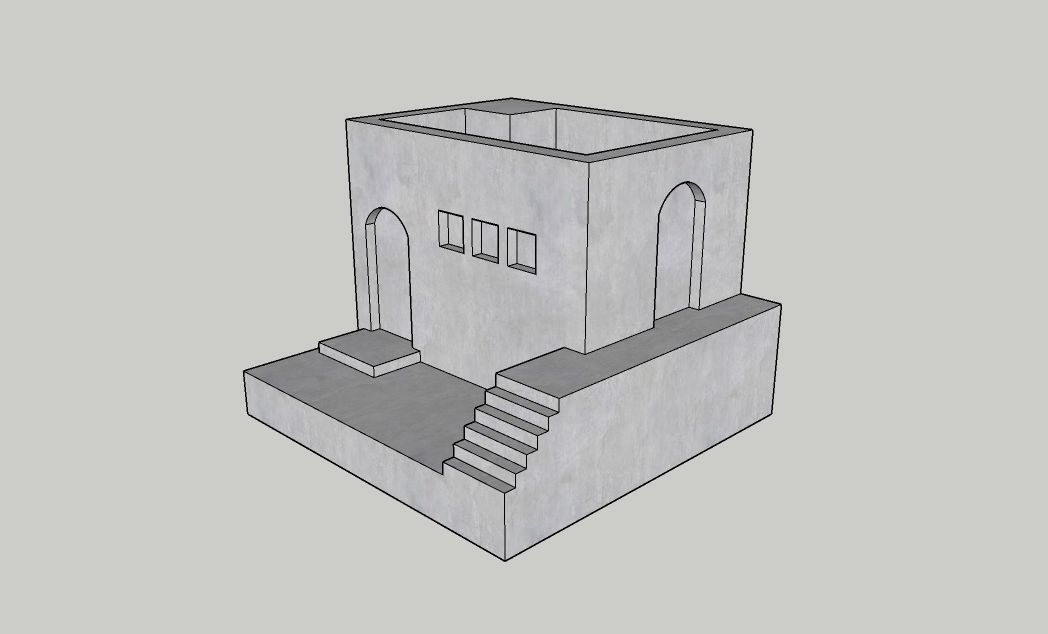 mini concrete box13 3D print model_1