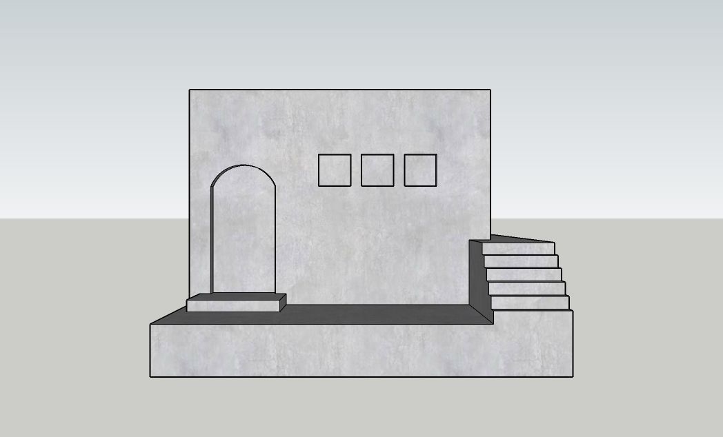 mini concrete box13 3D print model_4
