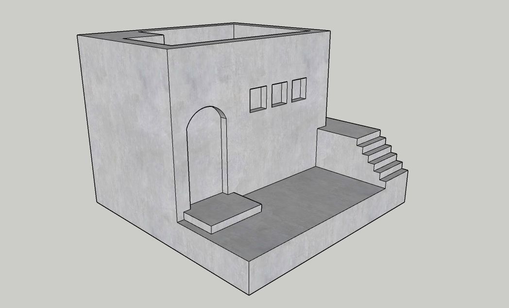 mini concrete box13 3D print model_3