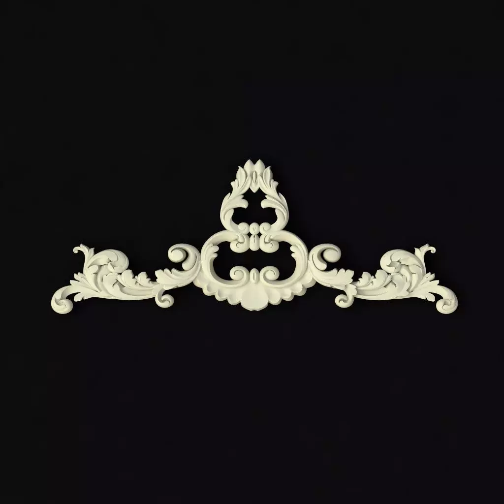dekor ornate crown 3D model_0