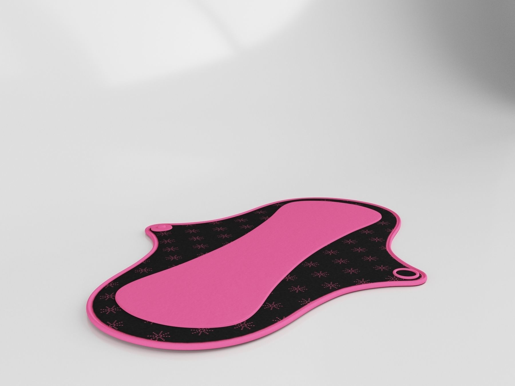 single pantyliner cotton 3D model_2