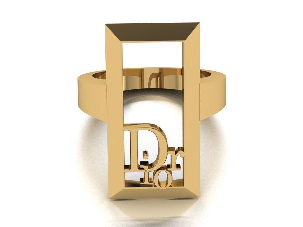 dior ring 3D print model_1