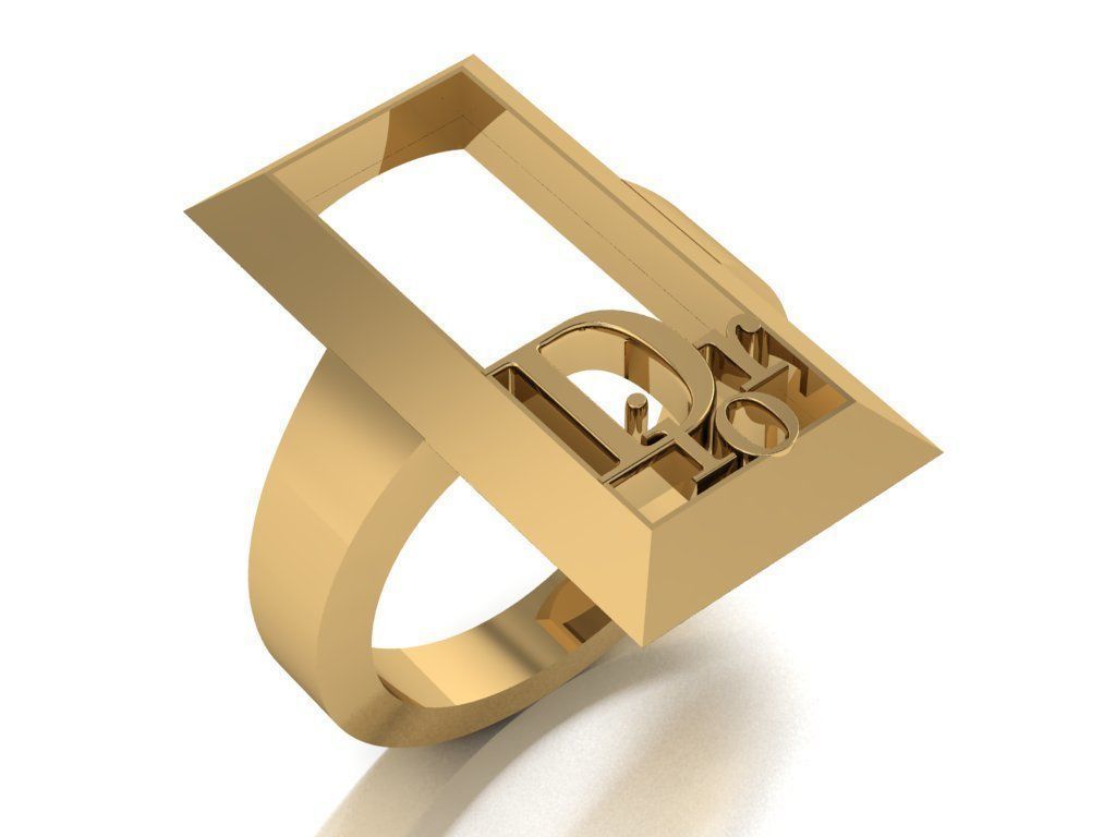 dior ring 3D print model_3