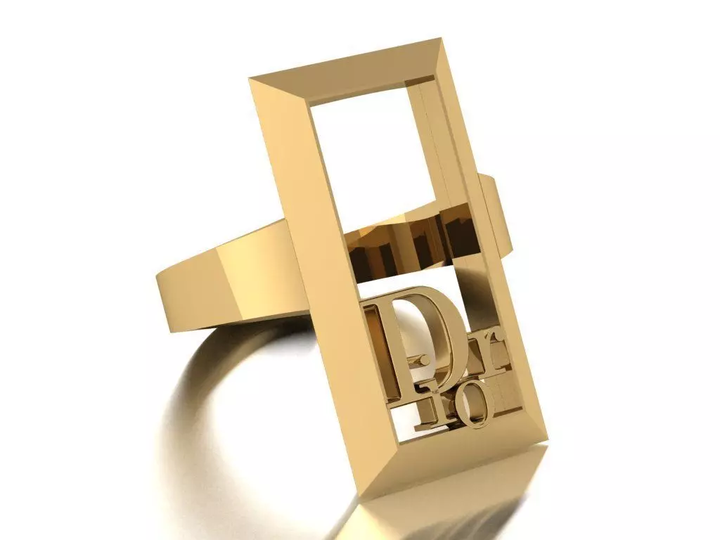 dior ring 3D print model_0