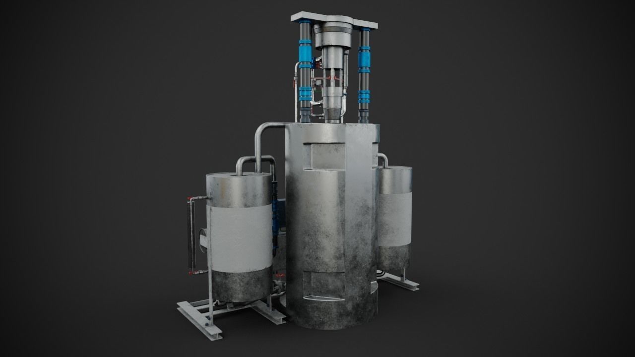 Machinery device 3D model_6