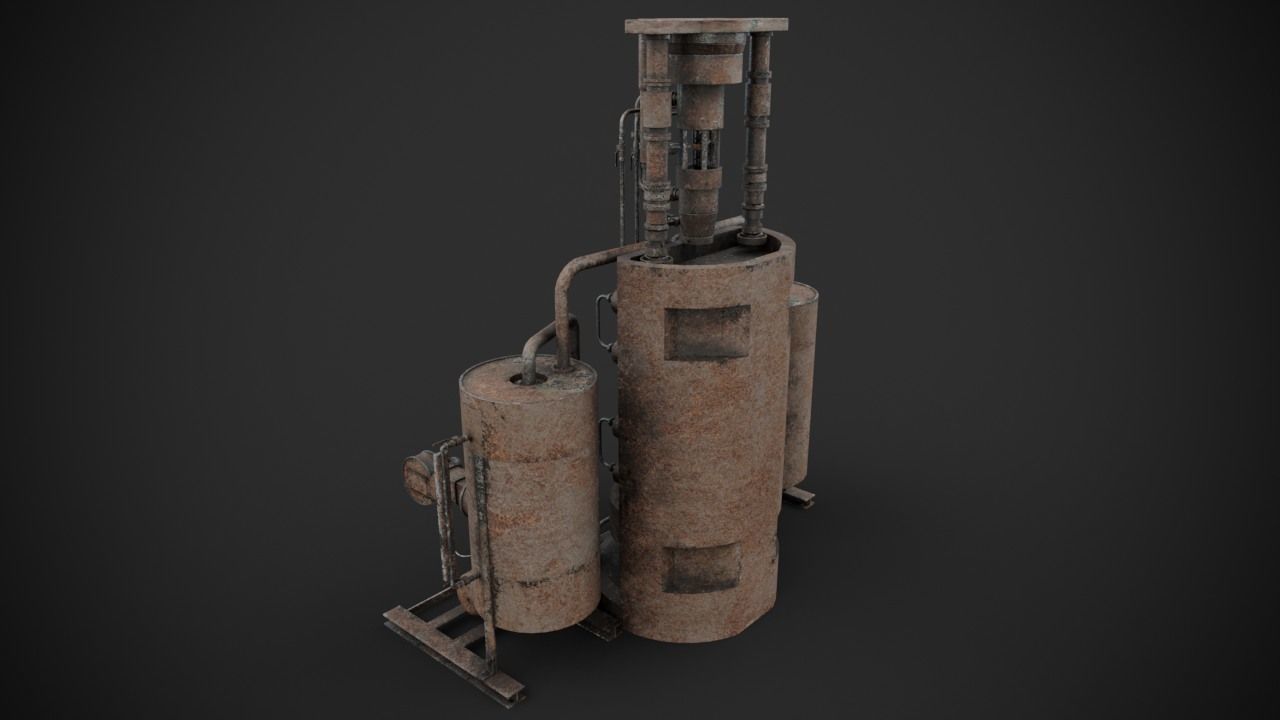 Machinery device 3D model_12