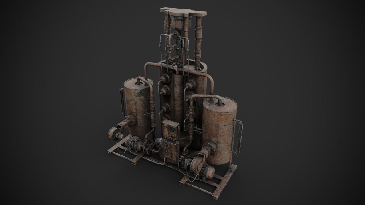 Machinery device 3D model_11