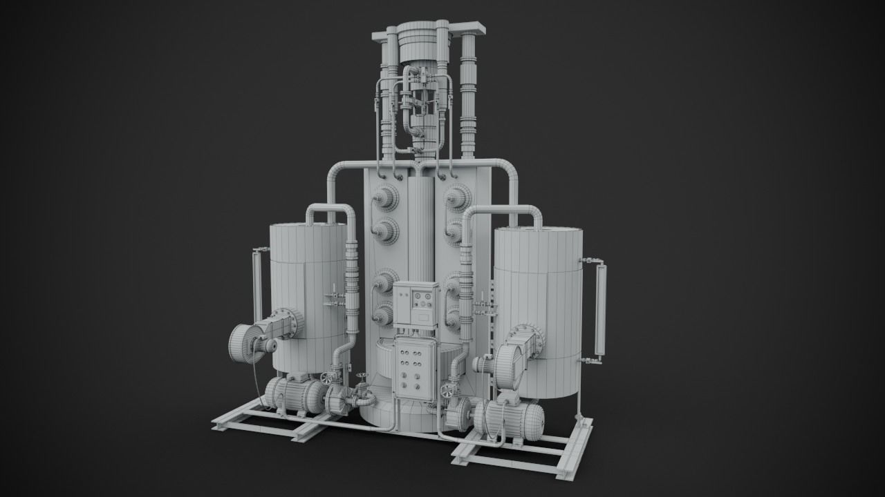 Machinery device 3D model_14