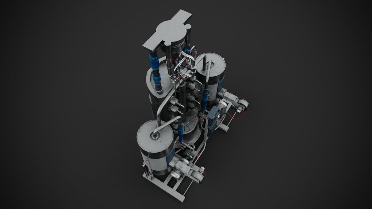 Machinery device 3D model_8