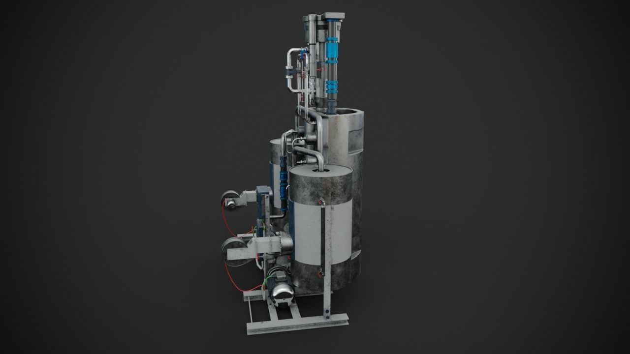 Machinery device 3D model_5