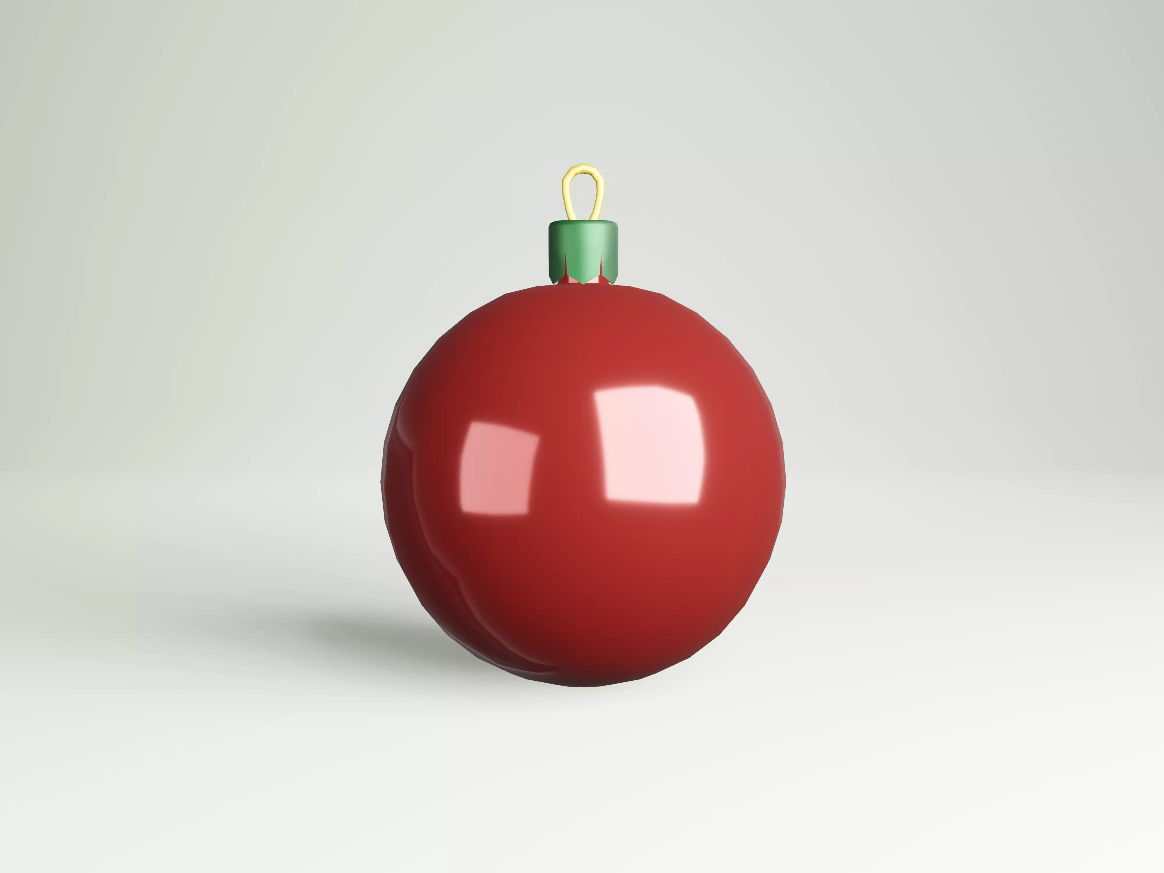 Christmas ball 3D model_0
