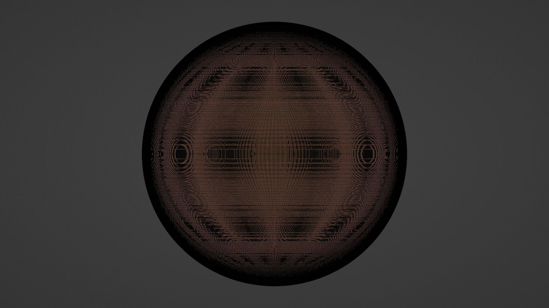 Alpha Earth planet 3D model_4