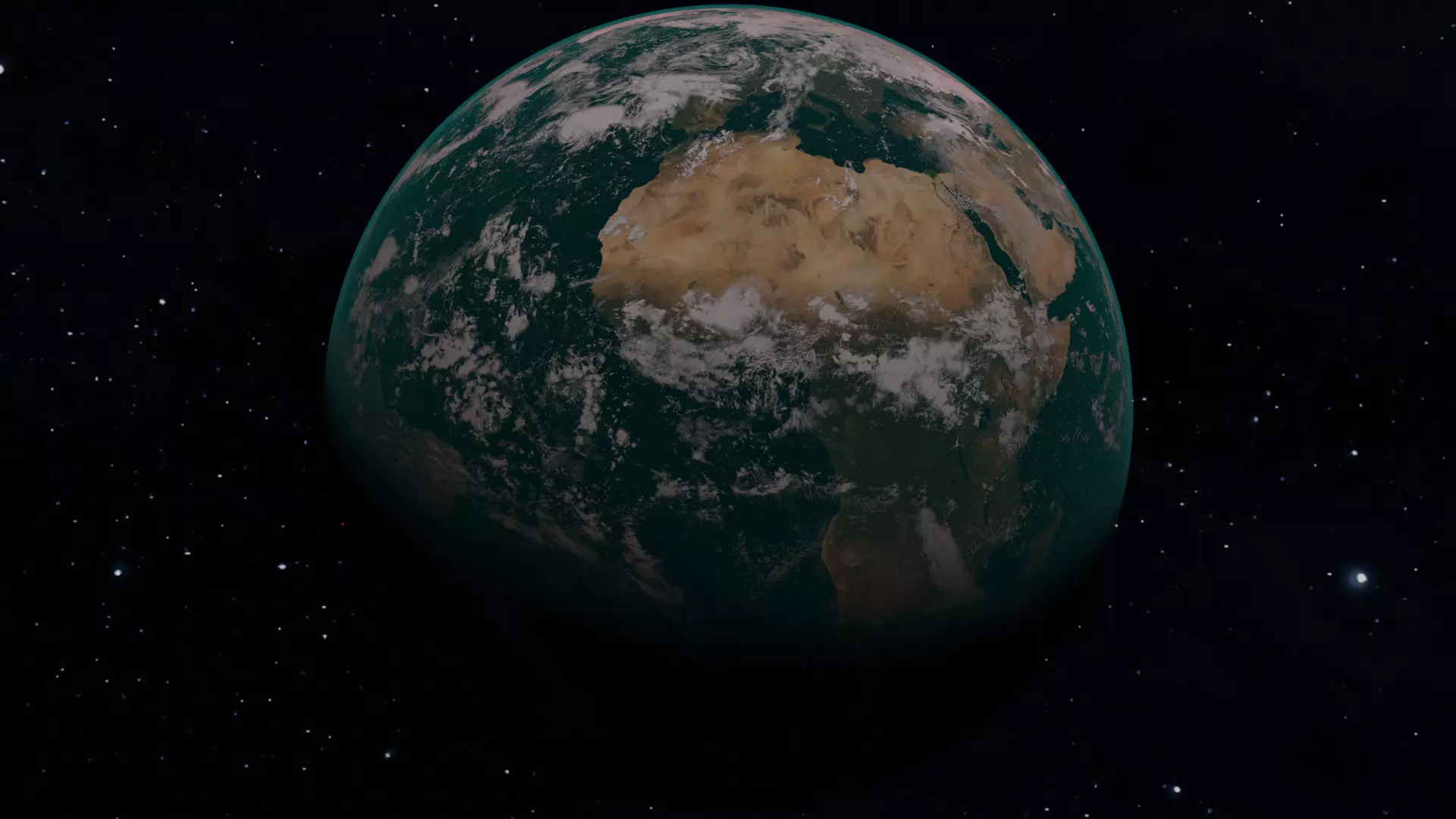 Alpha Earth planet 3D model_0