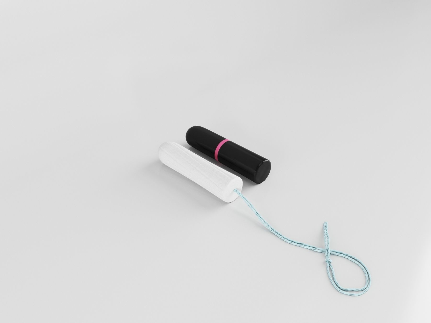 tampon female standard 3D model_2
