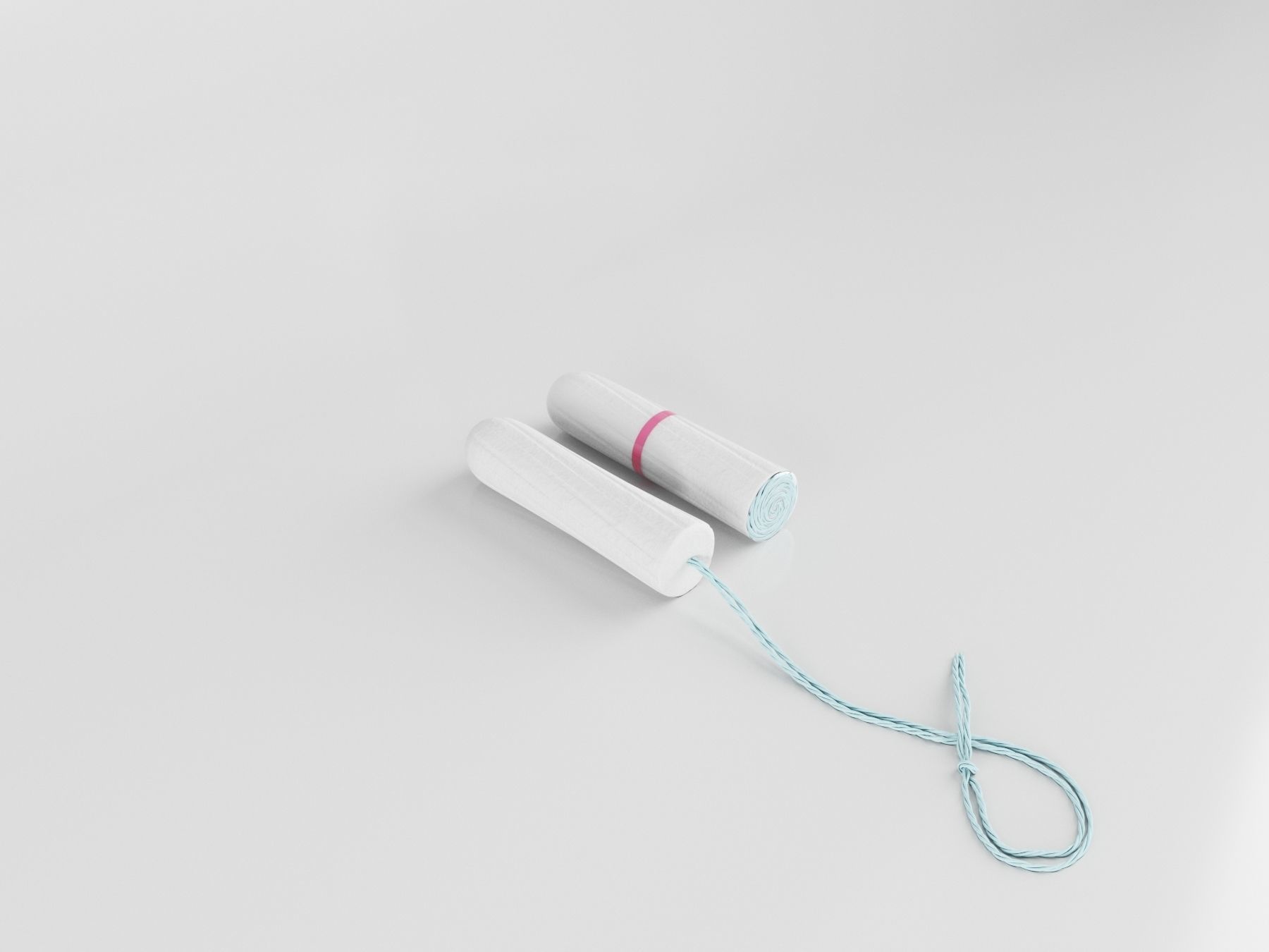 tampon female standard 3D model_3