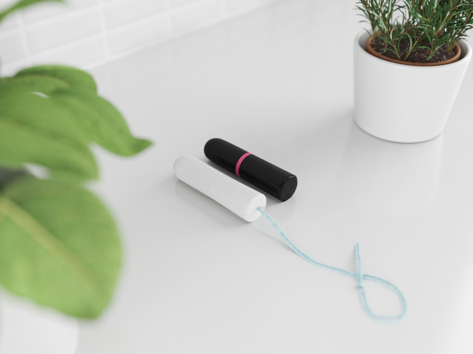 tampon female standard 3D model_1