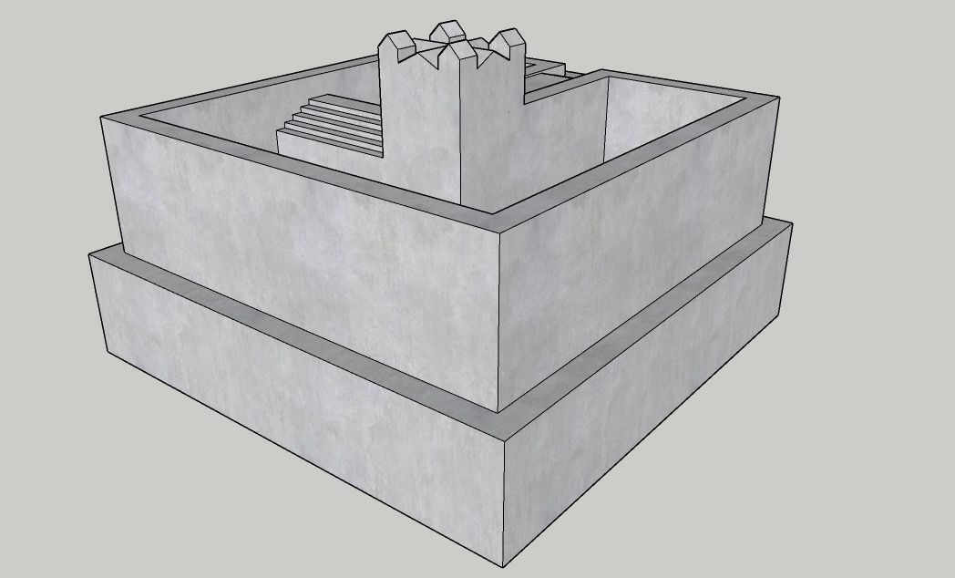 Mini Concrete Planter Box14 3D print model_5