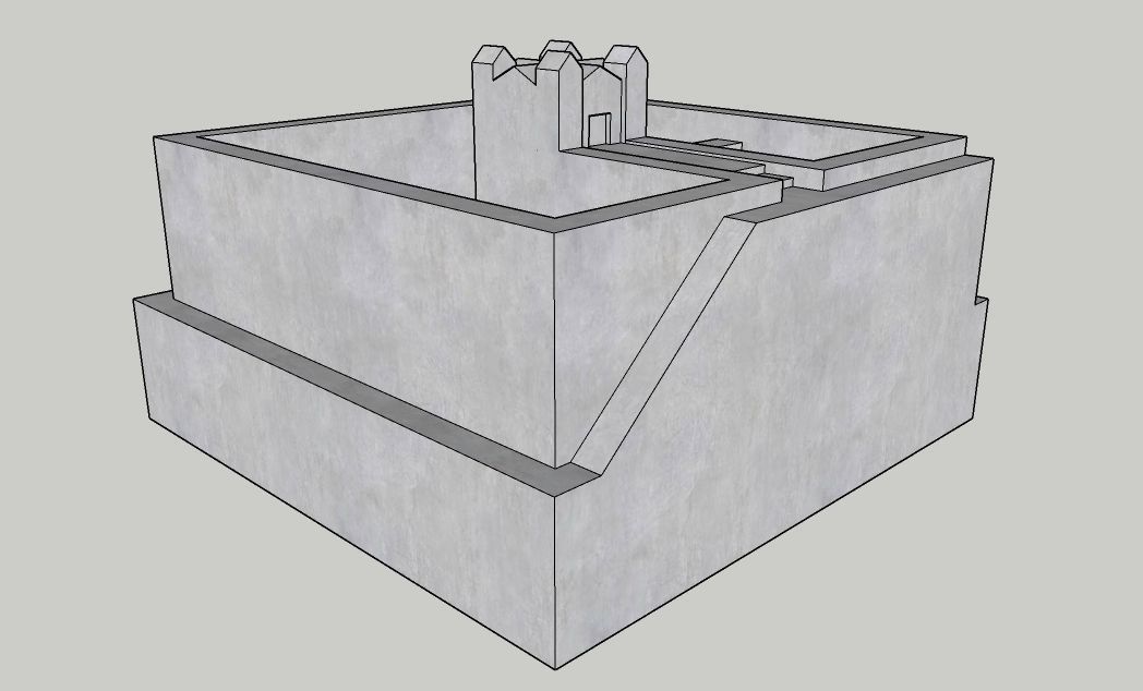 Mini Concrete Planter Box14 3D print model_6