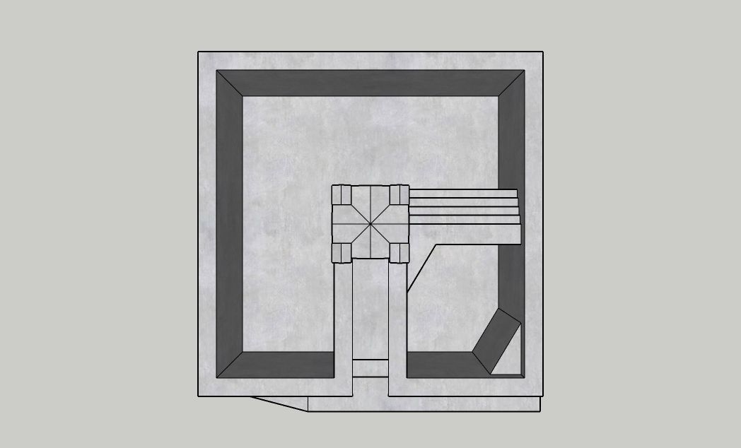 Mini Concrete Planter Box14 3D print model_2