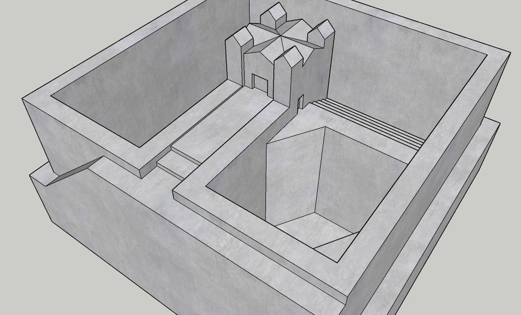Mini Concrete Planter Box14 3D print model_7