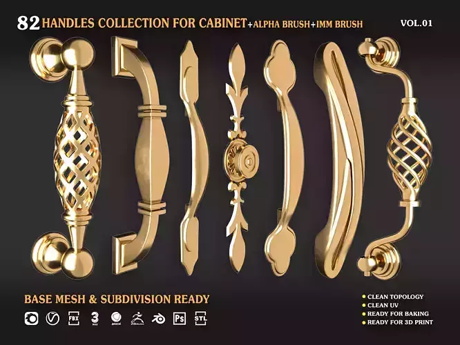 Handles Collection For Cabinet Vol 01