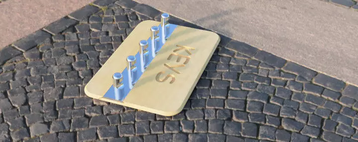 Key Chain Holder Free 3D print model_0