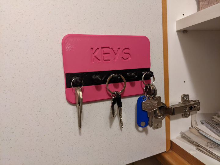 Key Chain Holder Free 3D print model_1