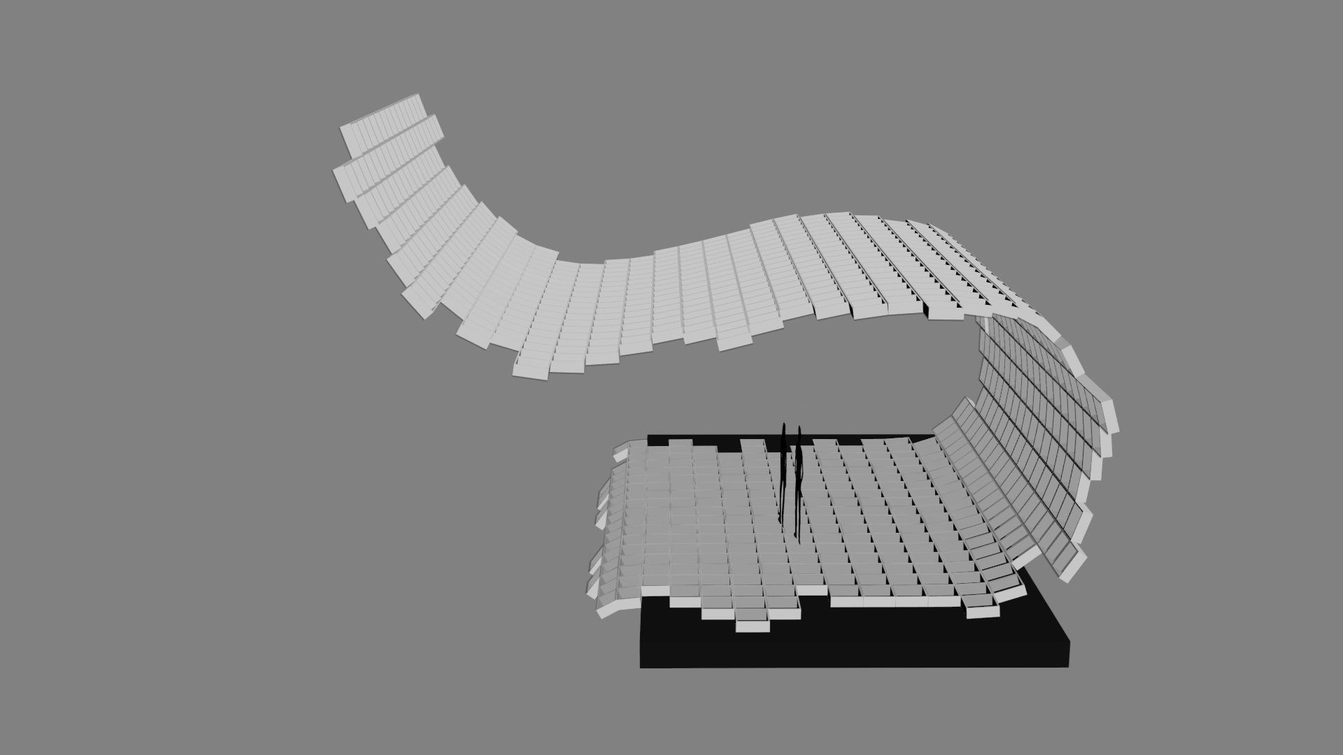 Mesh stage concept Low-poly 3D model_18