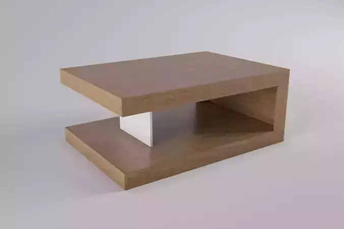 Coffee table Low-poly 3D model