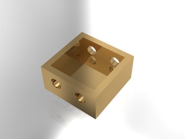 alphabet bracelet 3D print model_3