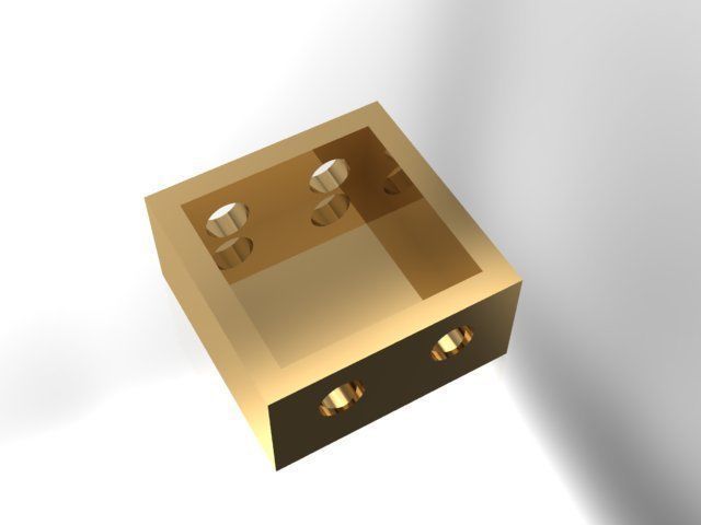 alphabet bracelet 3D print model_3