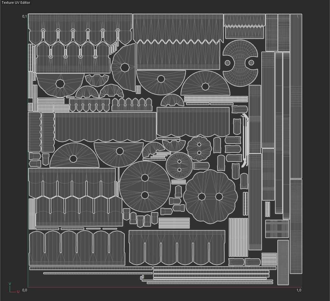 Christmas Ball Baubles kitbash v2 with 18 mesh 3 skin and 5 col 3D model_8