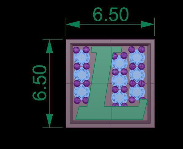 alphabet bracelet  3D print model_4