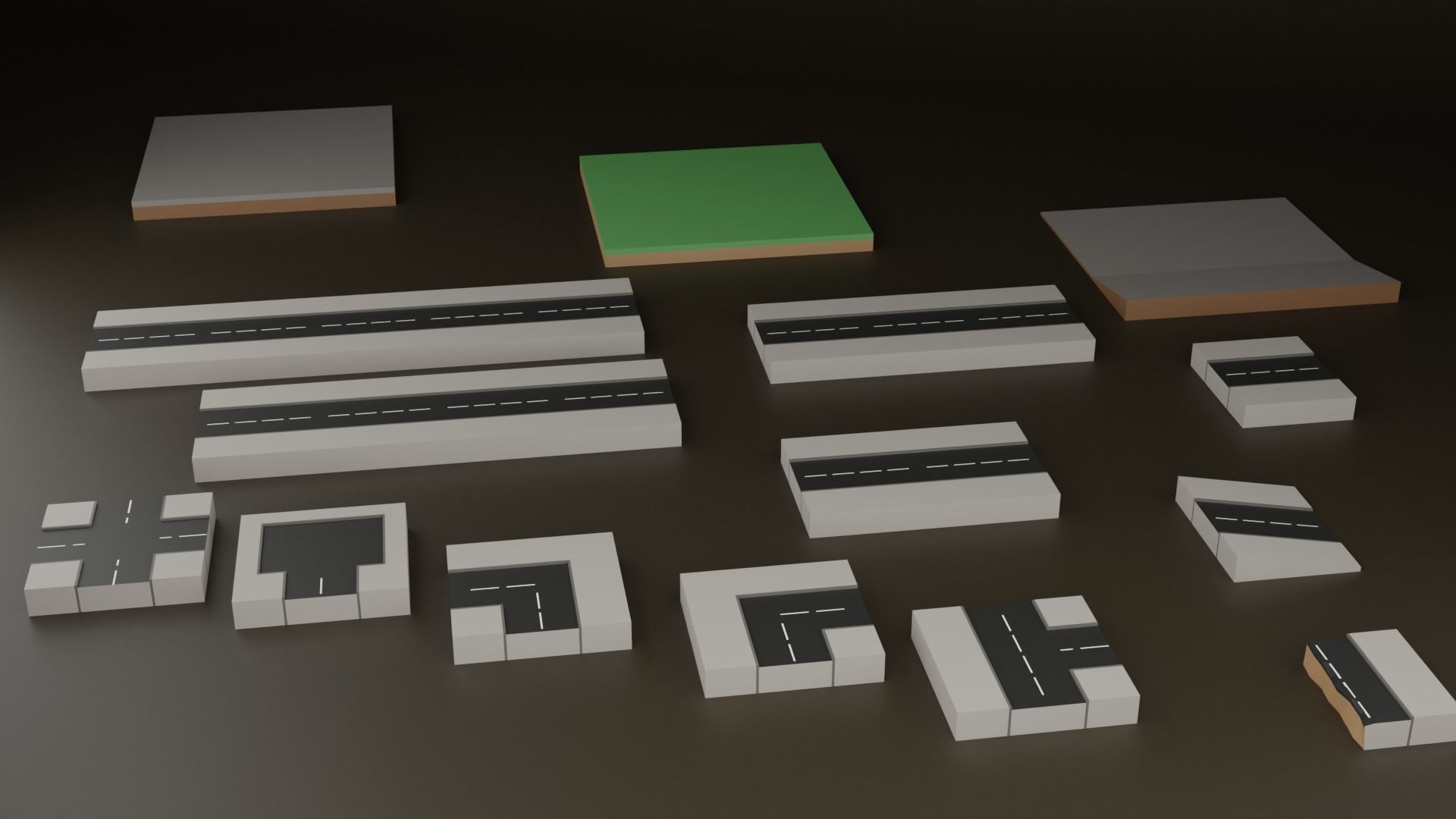 Low Poly Mini City Pack Low-poly 3D model_12