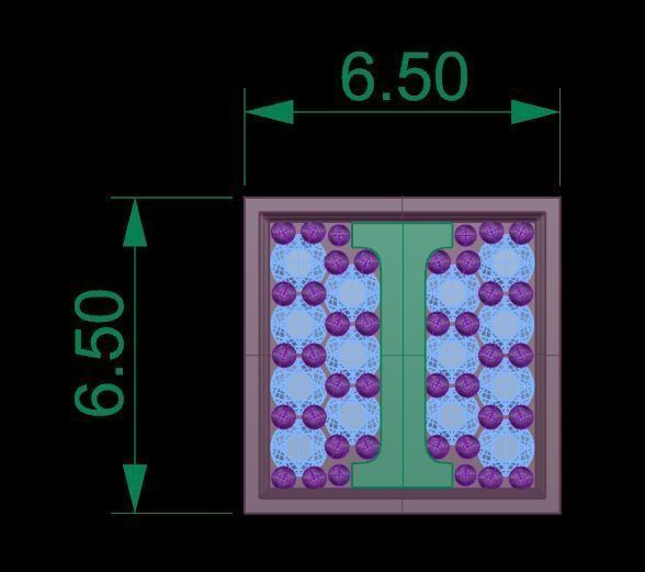 alphabet bracelet  3D print model_4