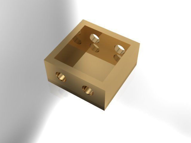 alphabet bracelet  3D print model_3