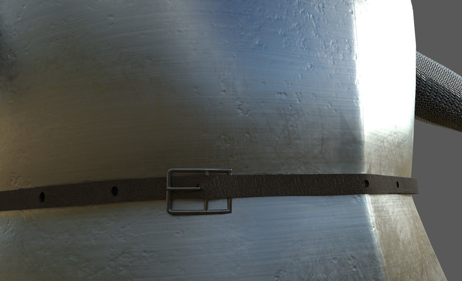 Colection armors and helmets Low-poly 3D model_7