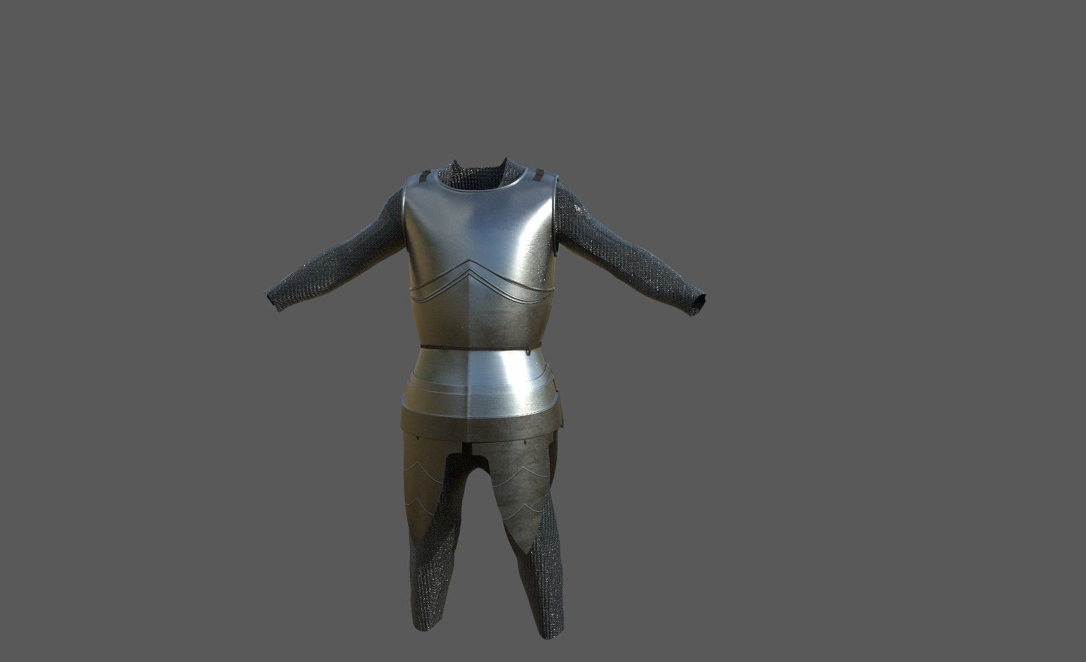 Colection armors and helmets Low-poly 3D model_4
