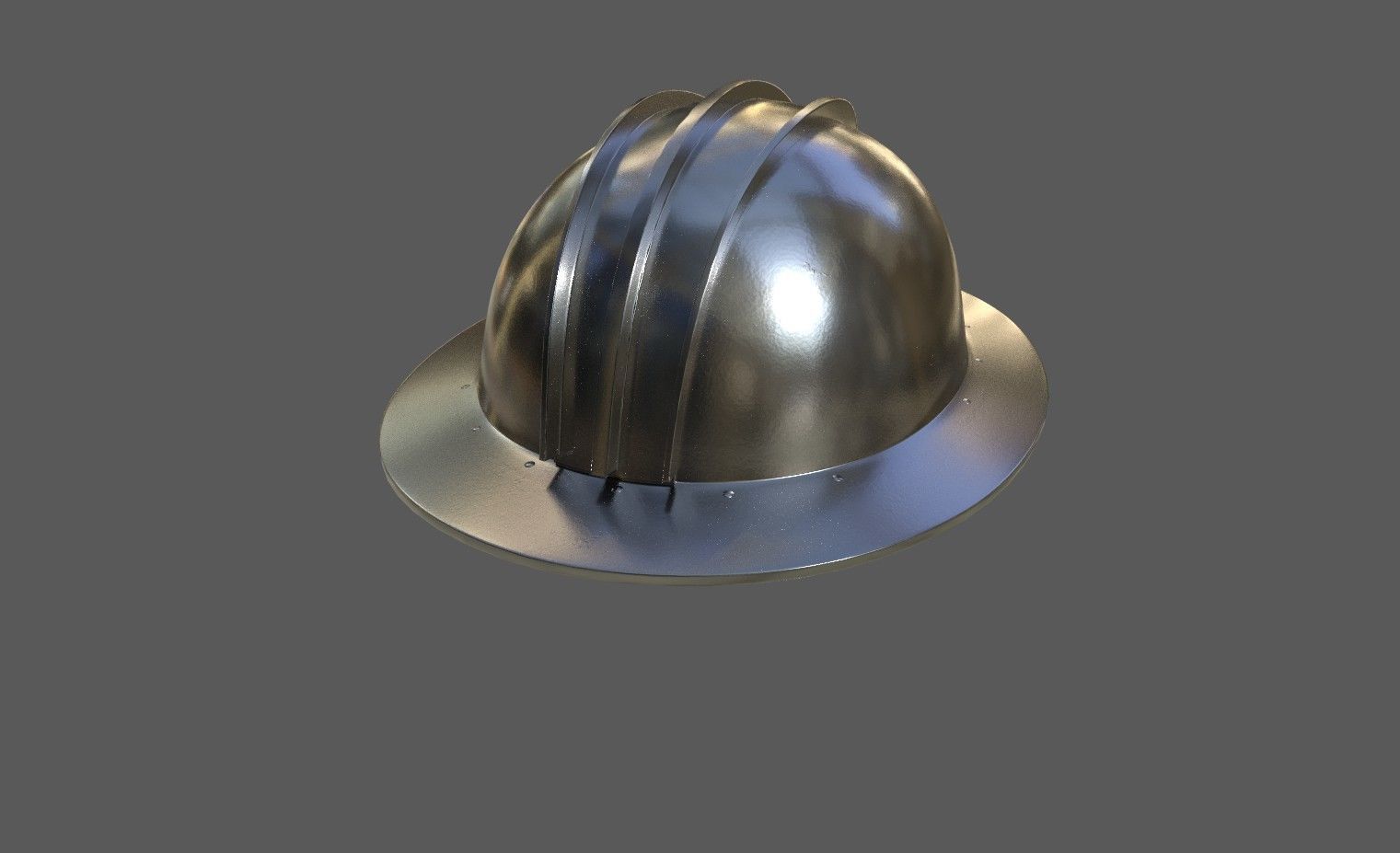 Colection armors and helmets Low-poly 3D model_12