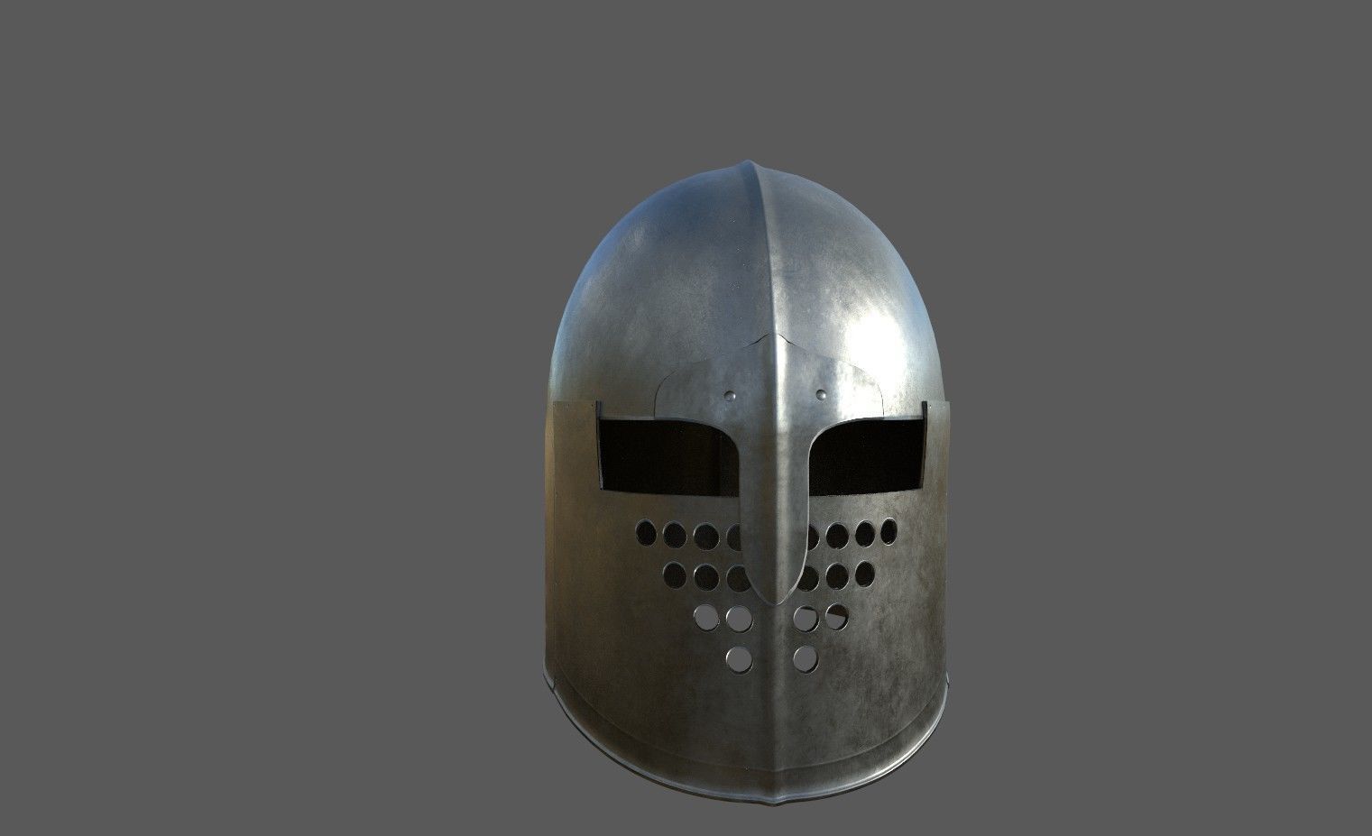 Colection armors and helmets Low-poly 3D model_18