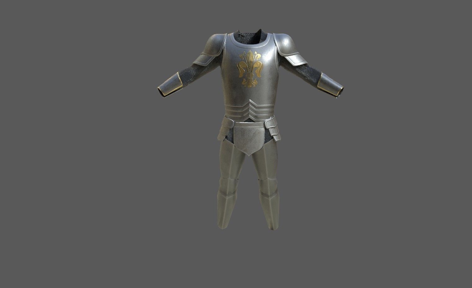 Colection armors and helmets Low-poly 3D model_6