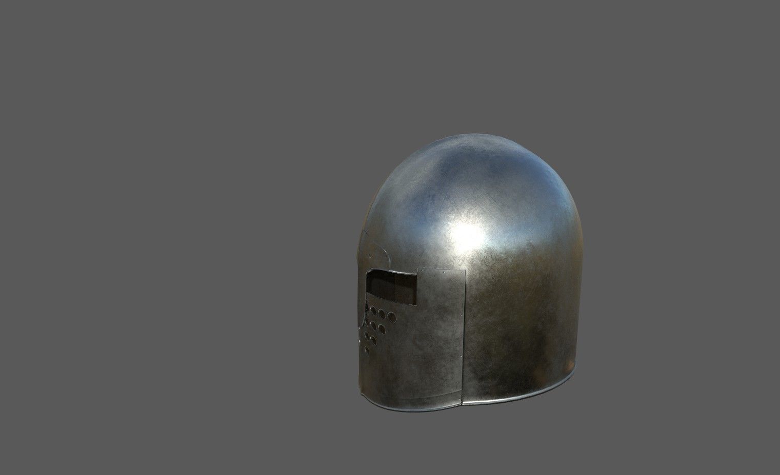 Colection armors and helmets Low-poly 3D model_20