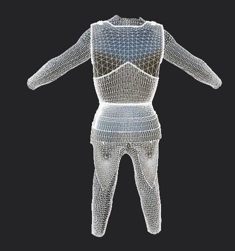 Colection armors and helmets Low-poly 3D model_9