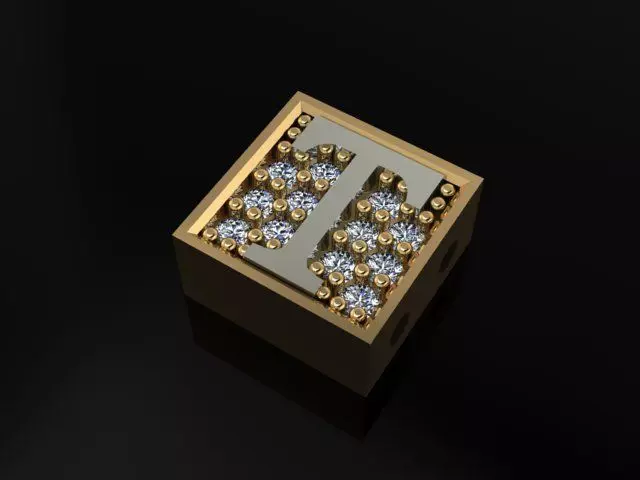 ALPHABET BRACELET 3D print model