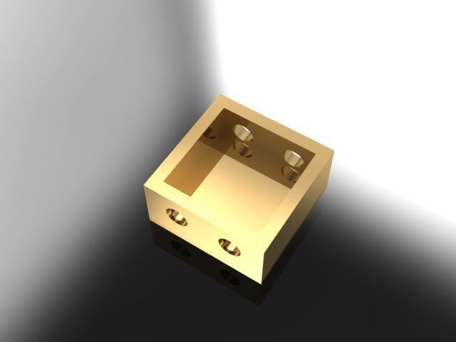 alphabet bracelet 3D print model_3